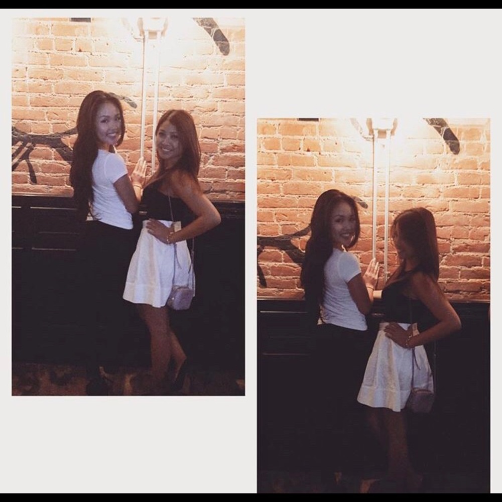 White skirt